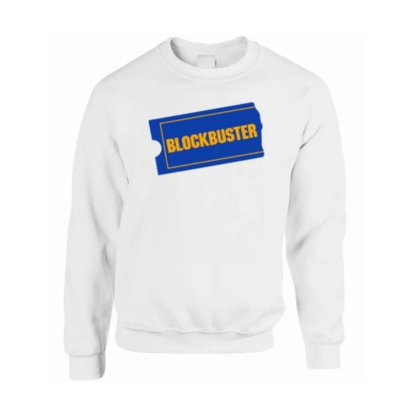 BLOCKBUSTER VIDEO Employee Uniform Sweatshirt Unisex XL - Picture 1 of 1